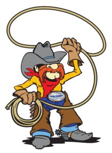 Winkelman Heating & Air Conditioning mascot logo.