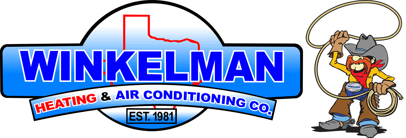 Company logo for Winkelman Heating & Air Conditioning in Dumas, Texas. Since 1981.